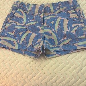 Vineyard Vines Blue and Pink  Shorts Tropical Print